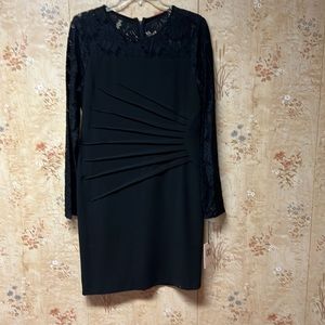 Black long sleeve dress